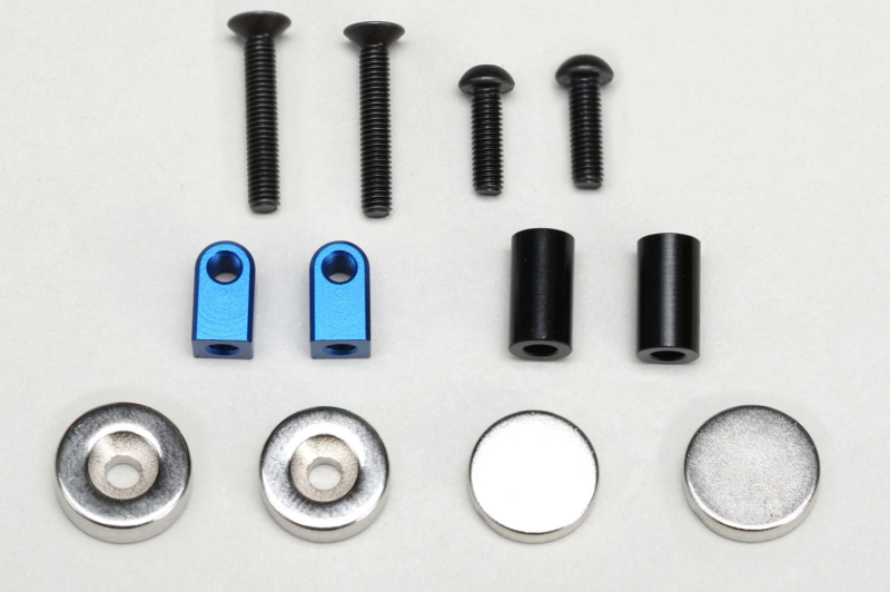 Yokomo ZS-016MGFBL - Magnet Body Mount for Front / Blue